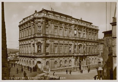 Perugia, Università degli Stranieri, ca. 1920 von Italian Photographer